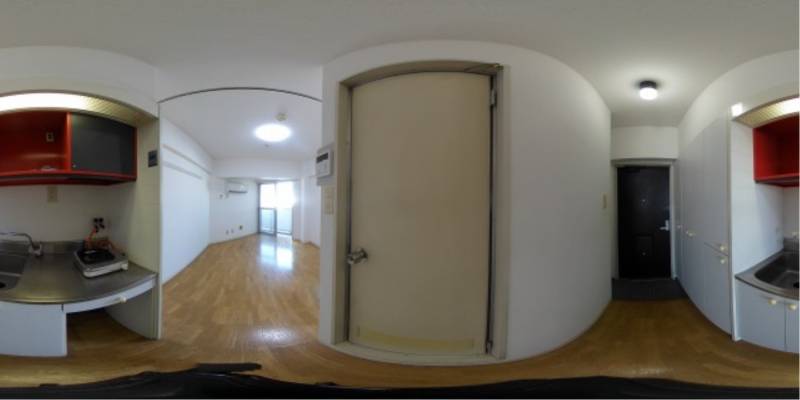 パノラマ画像キッチン