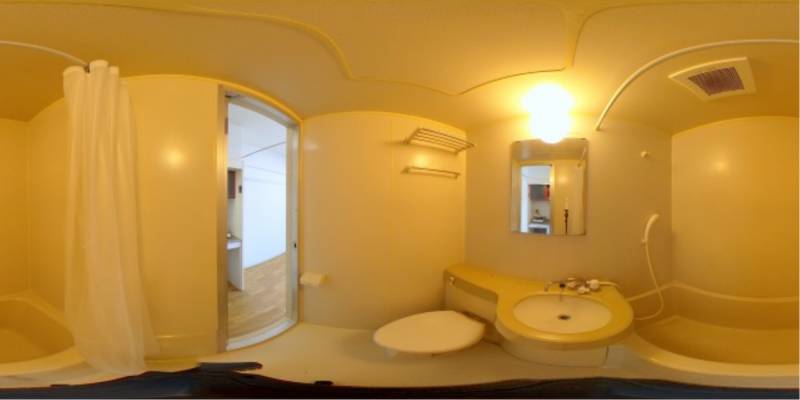 パノラマ画像バスルーム