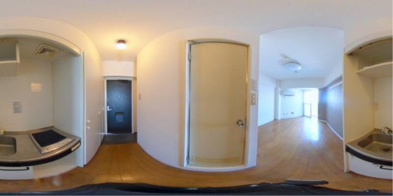 パノラマ画像キッチン