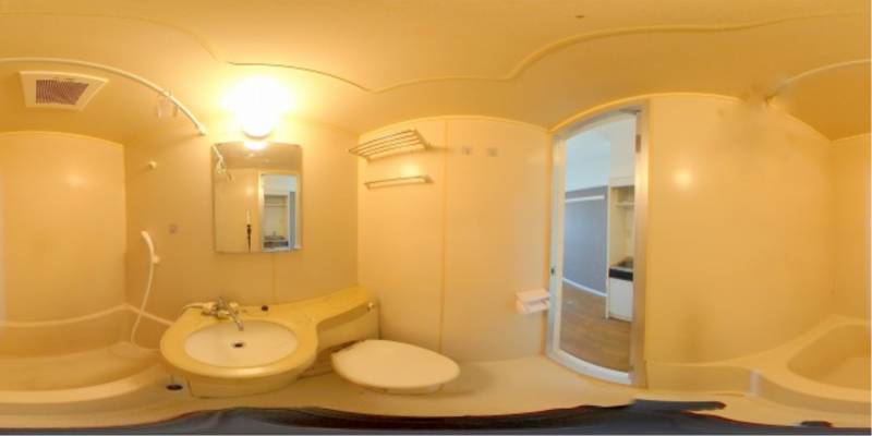 パノラマ画像バスルーム