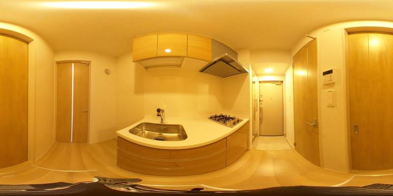 パノラマ画像キッチン