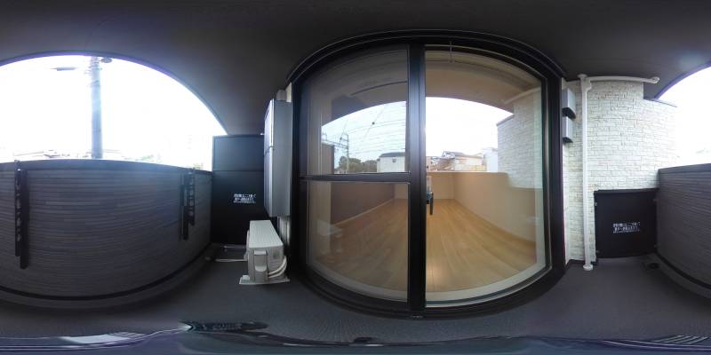 パノラマ画像バルコニー