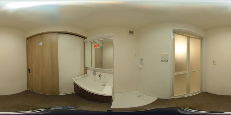 パノラマ画像洗面所
