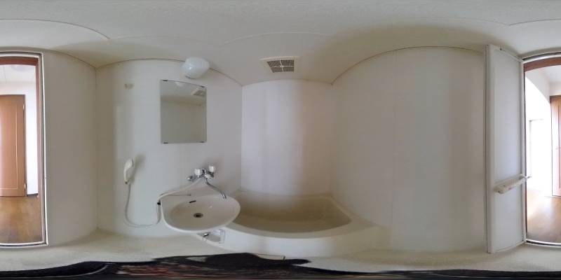 パノラマ画像バスルーム