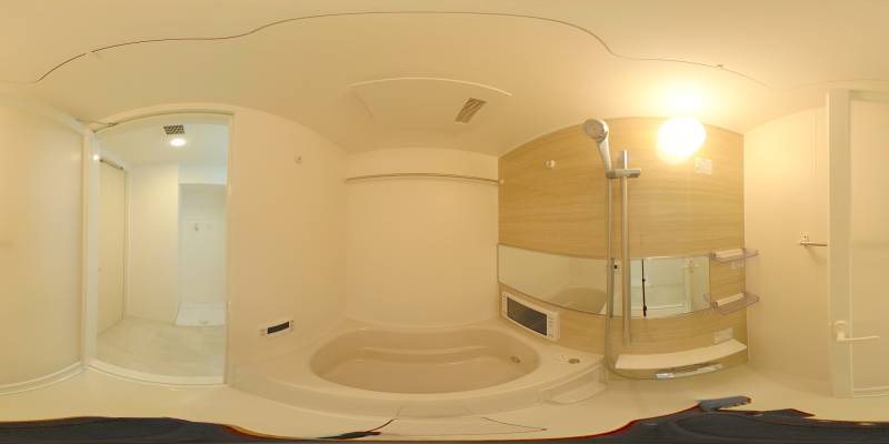 パノラマ画像バスルーム