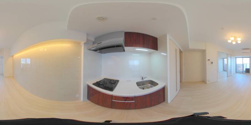 パノラマ画像キッチン