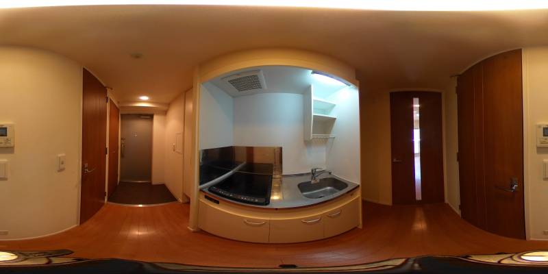 パノラマ画像キッチン