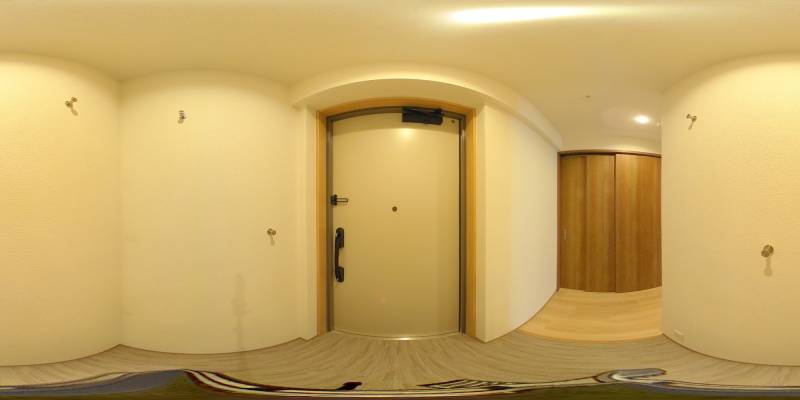 パノラマ画像玄関