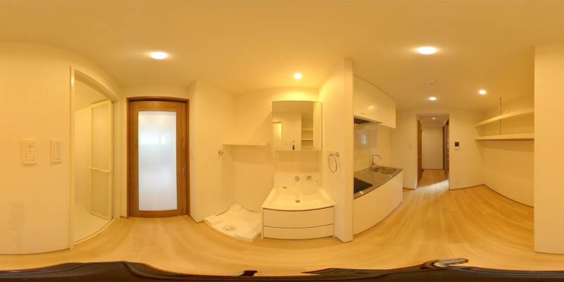 パノラマ画像洗面所