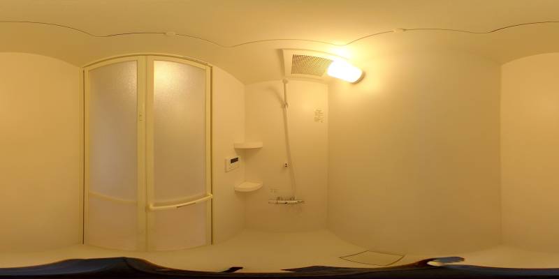 パノラマ画像バスルーム