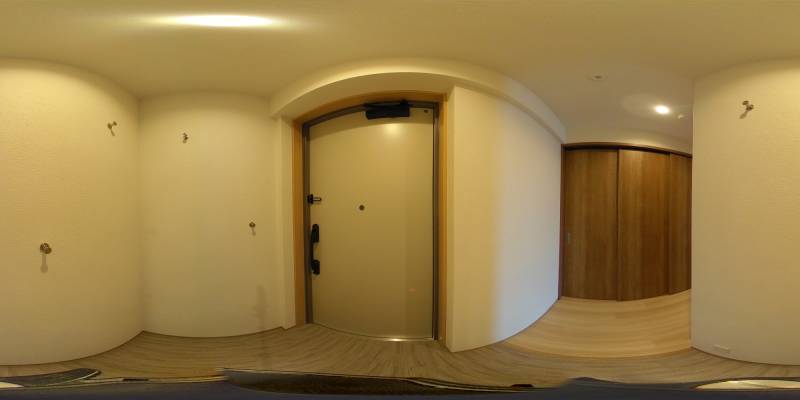 パノラマ画像玄関