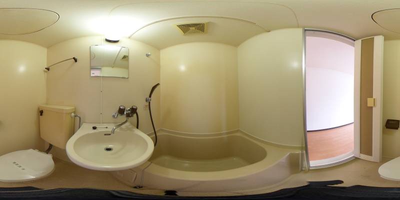 パノラマ画像バスルーム