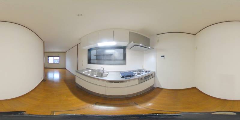 パノラマ画像キッチン