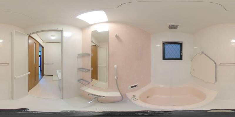 パノラマ画像バスルーム