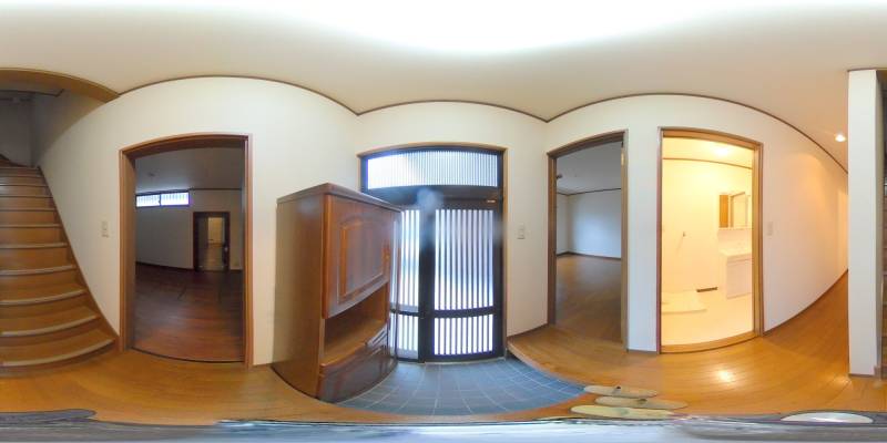 パノラマ画像玄関