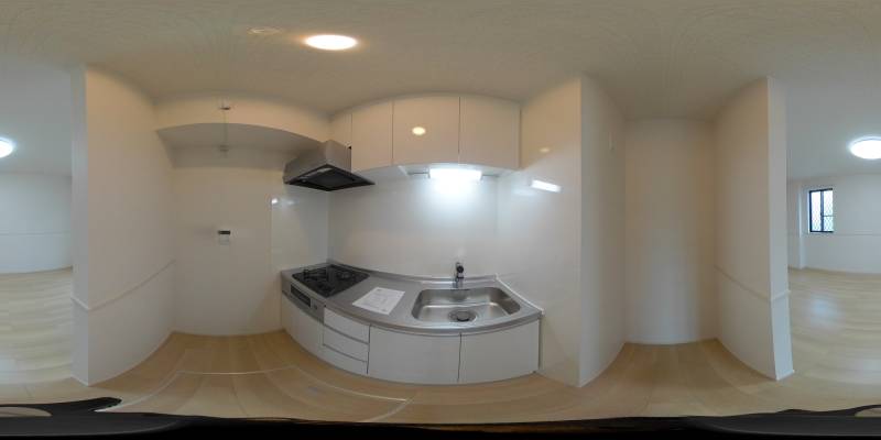 パノラマ画像キッチン