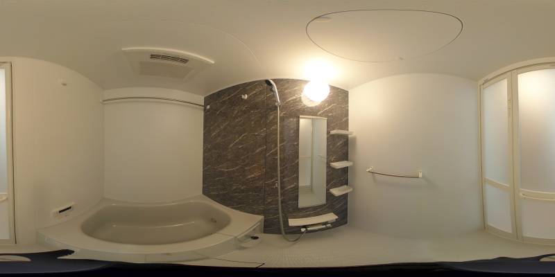 パノラマ画像バスルーム