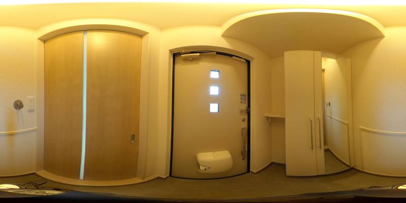 パノラマ画像玄関