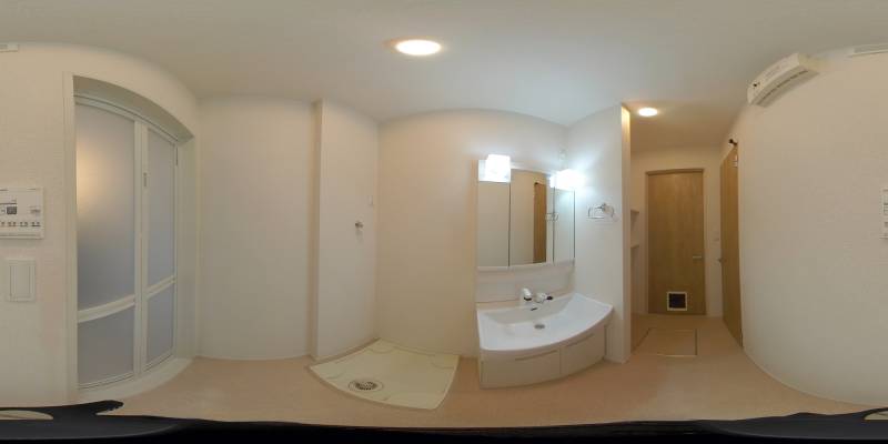 パノラマ画像洗面所