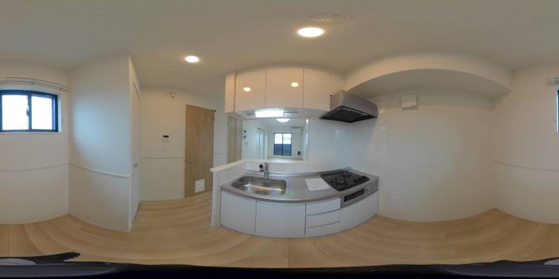 パノラマ画像キッチン