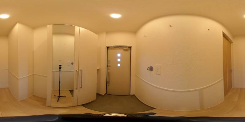 パノラマ画像玄関