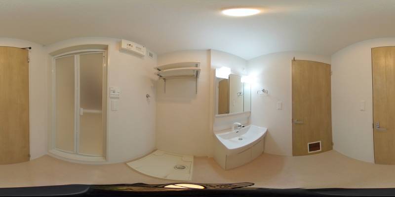 パノラマ画像洗面所