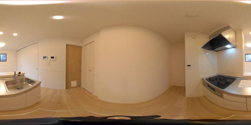 パノラマ画像キッチン
