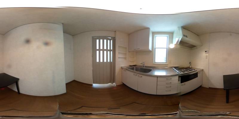 パノラマ画像キッチン