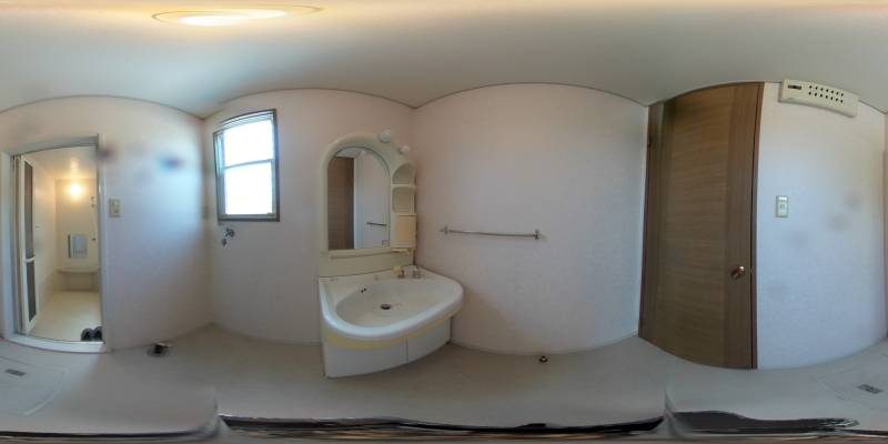 パノラマ画像洗面所