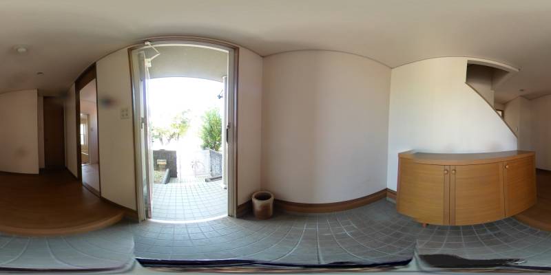 パノラマ画像玄関