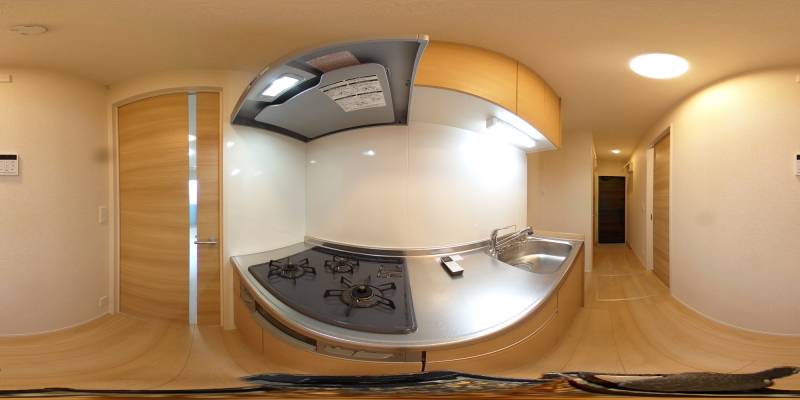 パノラマ画像キッチン
