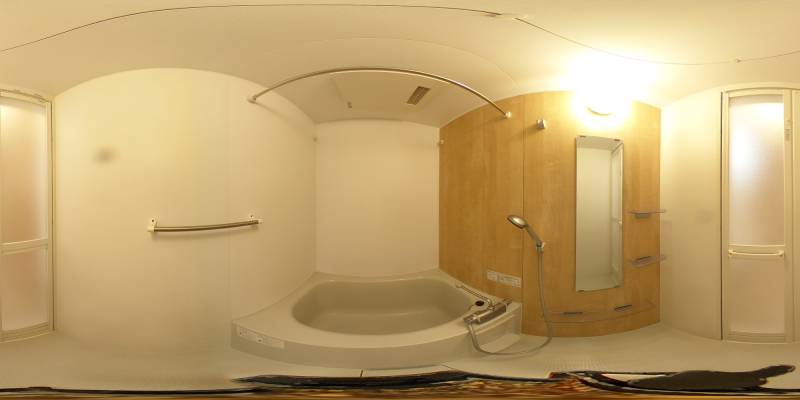 パノラマ画像バスルーム