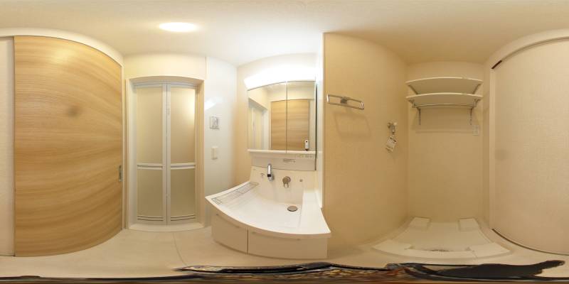 パノラマ画像洗面所