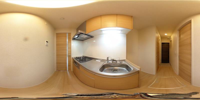 パノラマ画像キッチン