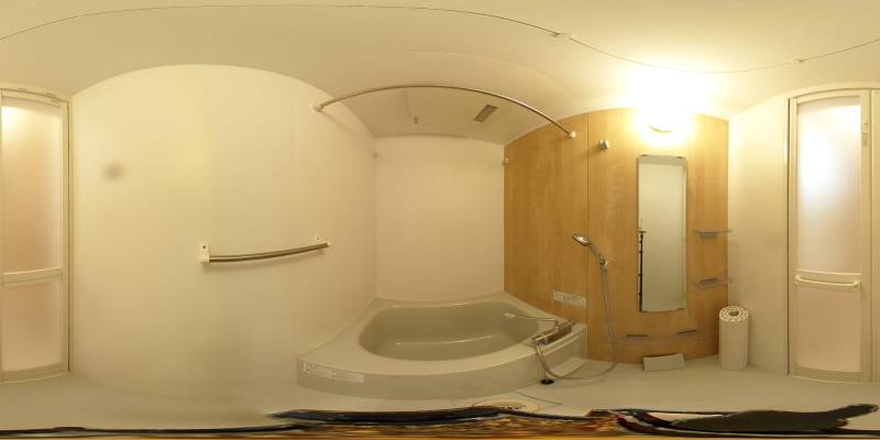 パノラマ画像バスルーム