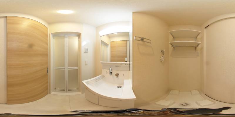 パノラマ画像洗面所