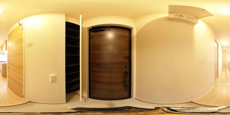 パノラマ画像玄関