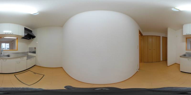 パノラマ画像キッチン