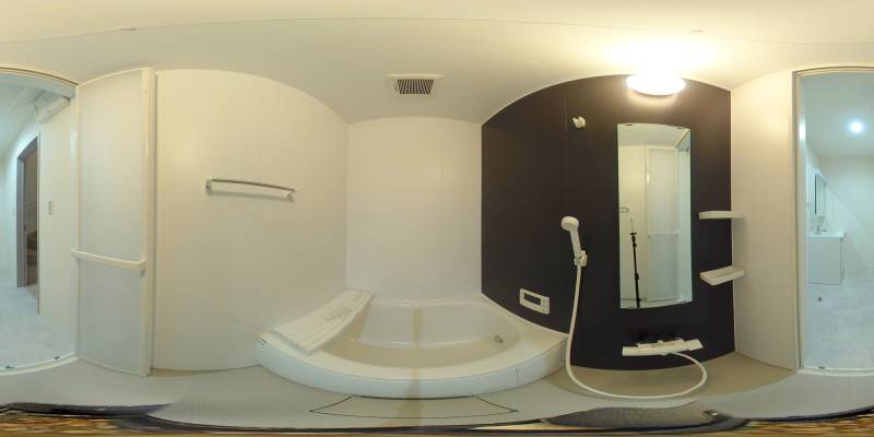 パノラマ画像バスルーム