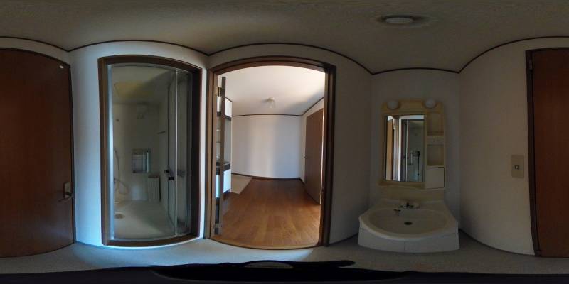 パノラマ画像洗面所