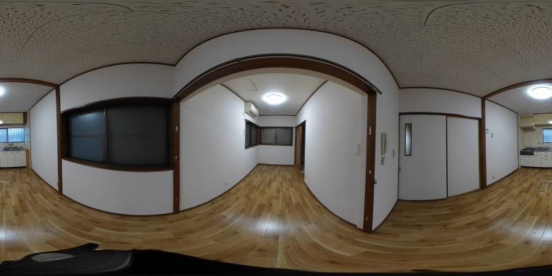 パノラマ画像リビング