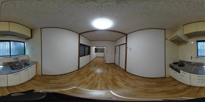 パノラマ画像キッチン