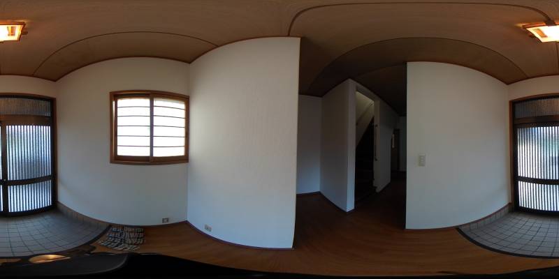 パノラマ画像玄関