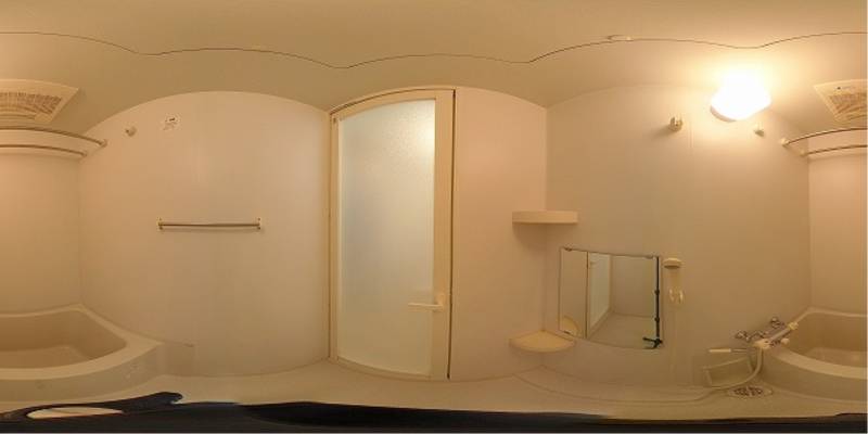 パノラマ画像バスルーム