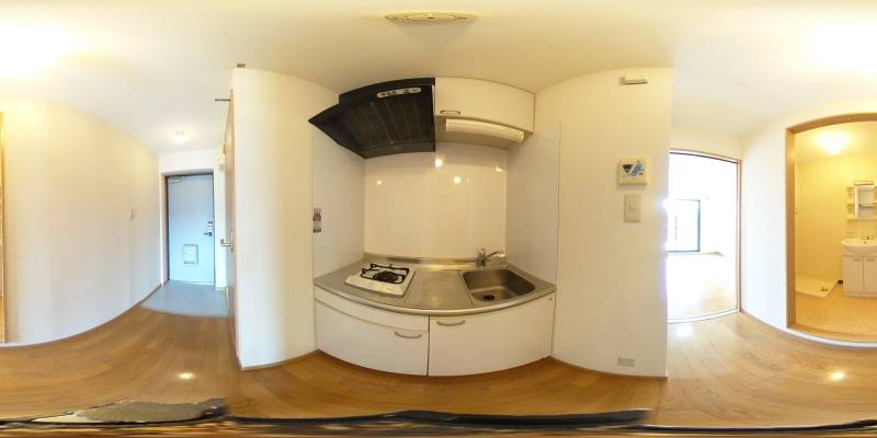 パノラマ画像キッチン