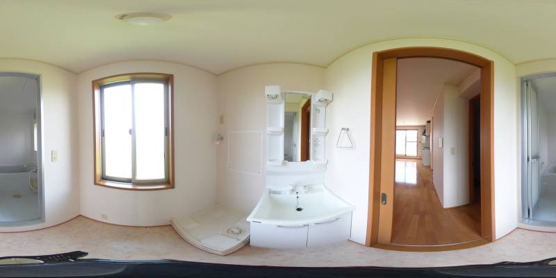 パノラマ画像洗面所