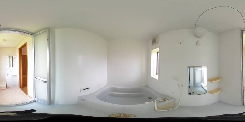 パノラマ画像バスルーム