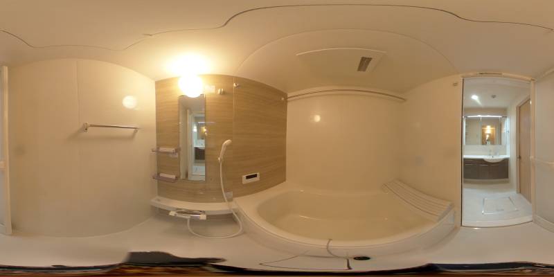 パノラマ画像バスルーム