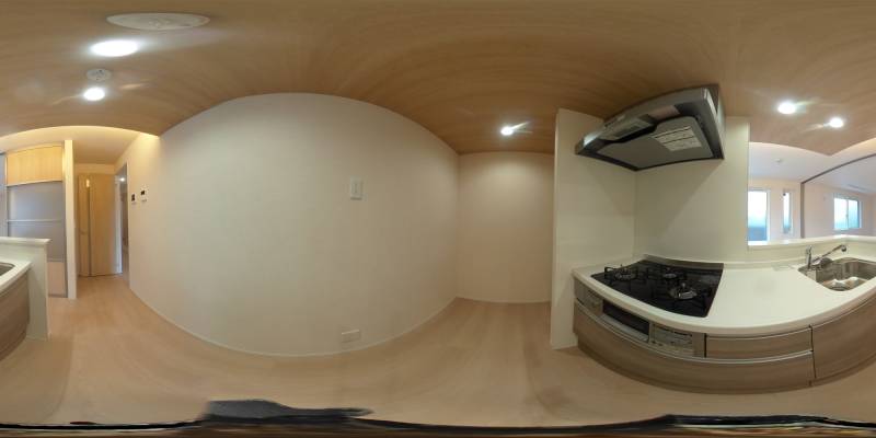 パノラマ画像キッチン