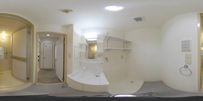 パノラマ画像洗面所